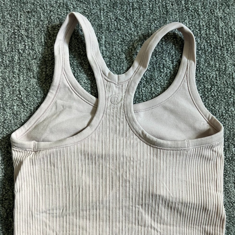 Lululemon, pale pink, workout top, size 4